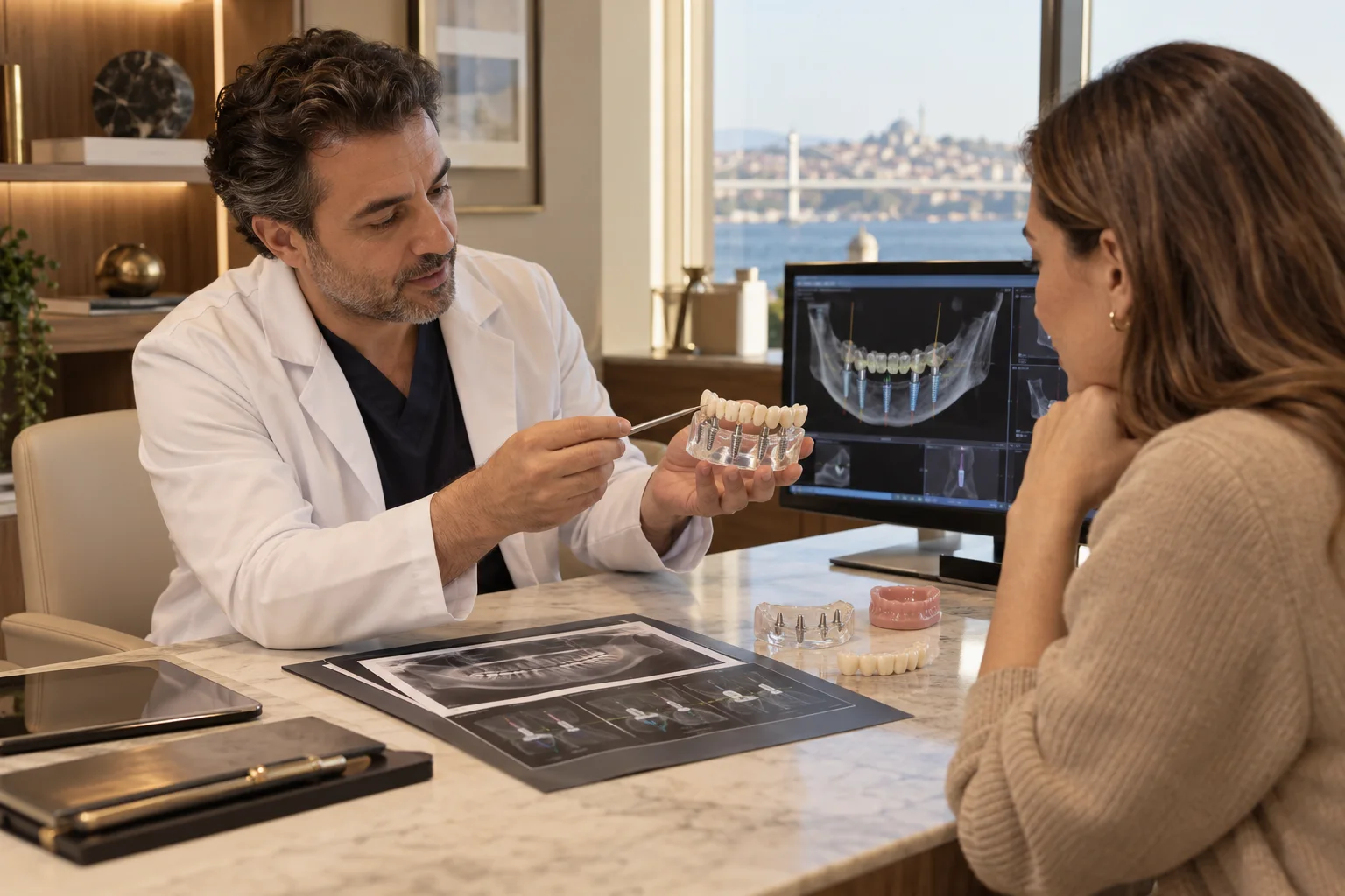 Clinical consultation about All-on-4 / All-on-6 in Istanbul