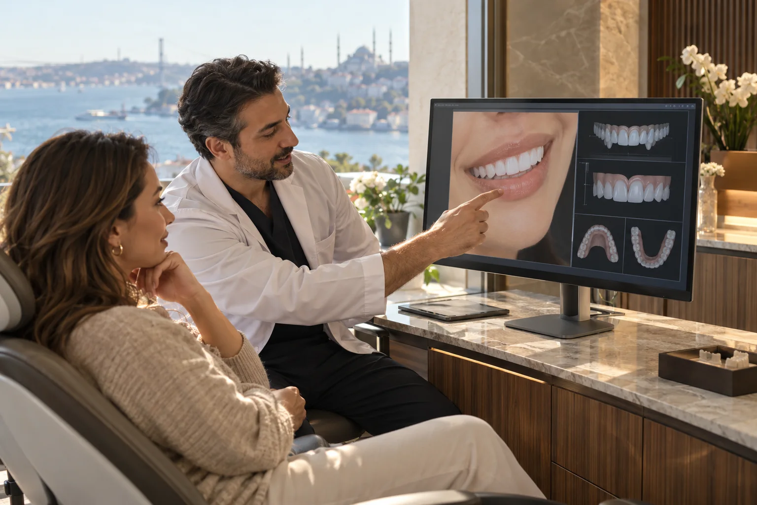 Clinical consultation about Smile Design in Istanbul