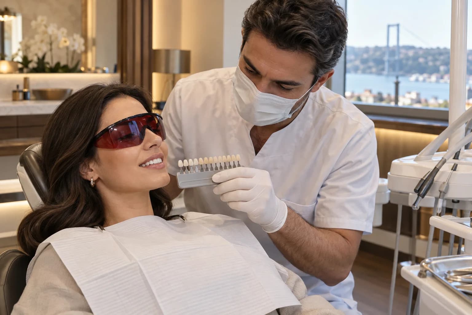 Clinical consultation about Teeth Whitening in Istanbul
